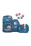 ergobag Unisex Jugend School Bag Set Rucksack, Mehrfarbig...