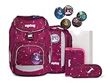 ergobag Kinder Pack School Backpack Set, NussknackBär-Lila,...