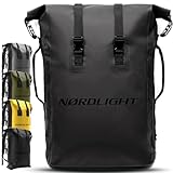 Nordlight Dry Bag 35l - (Schwarz) Roll Top Rucksack mit...