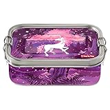 Step by Step Edelstahllunchbox „Unicorn Nuala“ lila-rosa, mit...